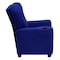 Flash Furniture Kids Recliner, 25" to 39" x 28", Upholstery Color: Blue BT-7950-KID-MIC-BLUE-GG - alternate 6